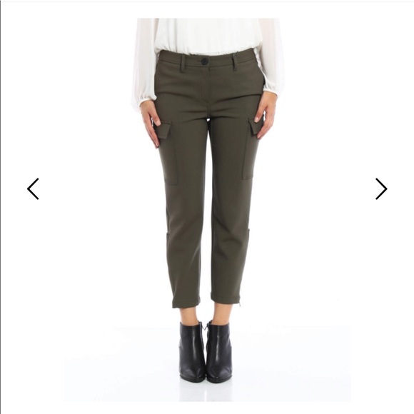 Alexander McQueen stretch khaki wool pants NWOT - Picture 8 of 8